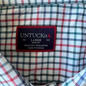 Mens Large Slim Fit UNTUCKit Button Down Shirt